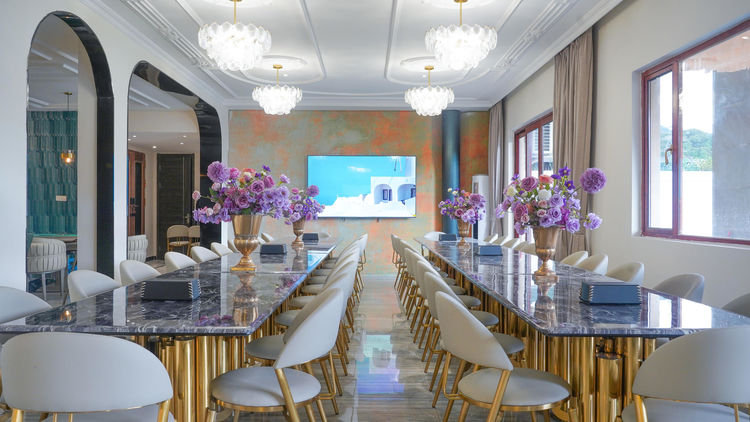 惠州南昆山·塞纳河畔18房31床独栋大型民宿团建聚会恒温无边际旋转滑梯泳池|网红水上钢琴|温泉泡池会议别墅