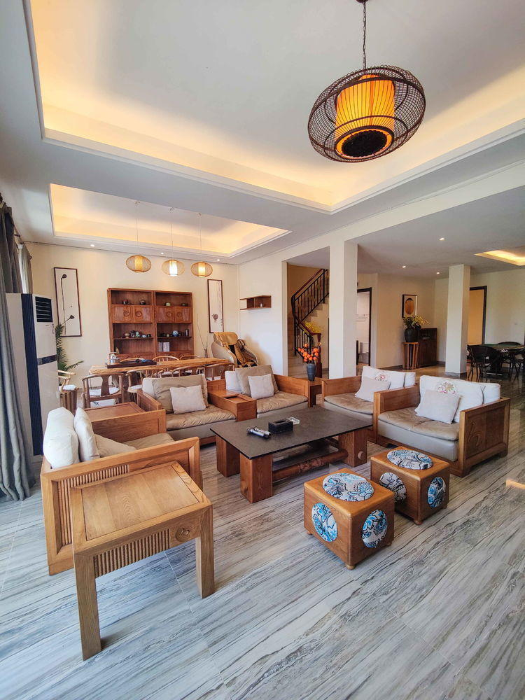 惠州南昆山·塞纳河畔18房31床独栋大型民宿团建聚会恒温无边际旋转滑梯泳池|网红水上钢琴|温泉泡池会议别墅